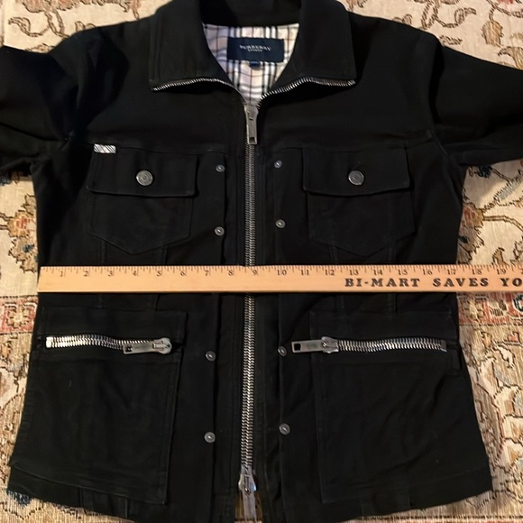 Burberry black  jacket size 12 women - Picture 13 of 16